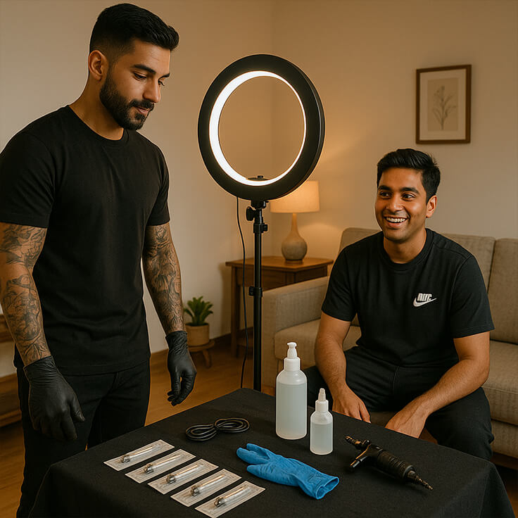 Tattooing With Precision & Care for tattoo at your home
