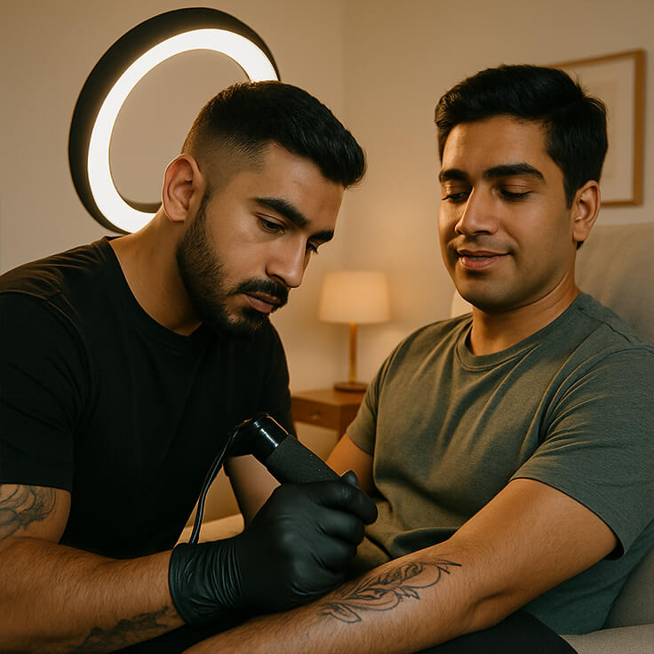 Aftercare Support for best tattoo home service