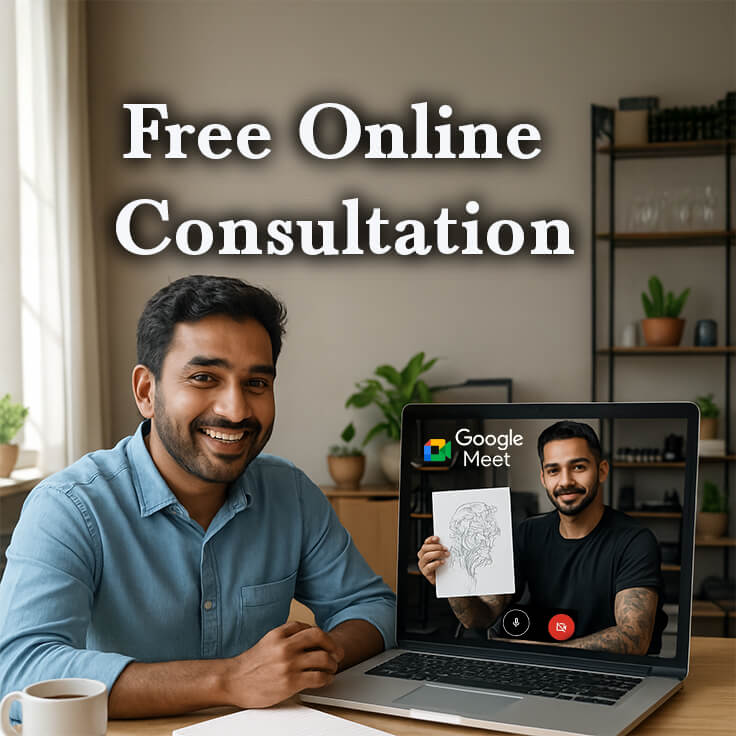 Free Online Consultation for tattoo at home service